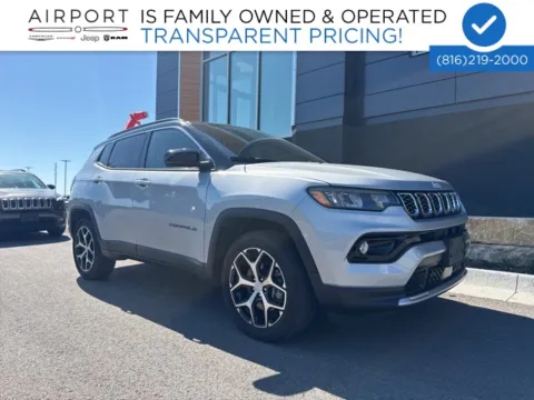 Silver 2024 Jeep Compass Limited for sale in Platte City, MO