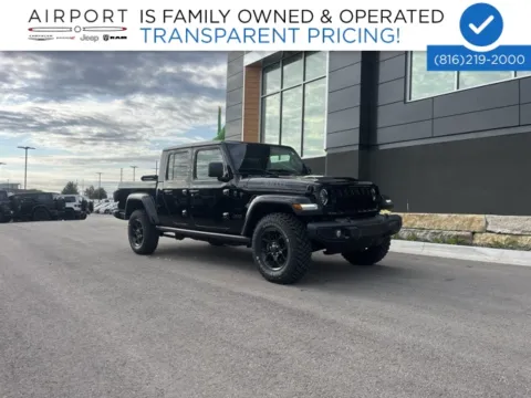 Black 2024 Jeep Gladiator Willys for sale in Platte City, MO