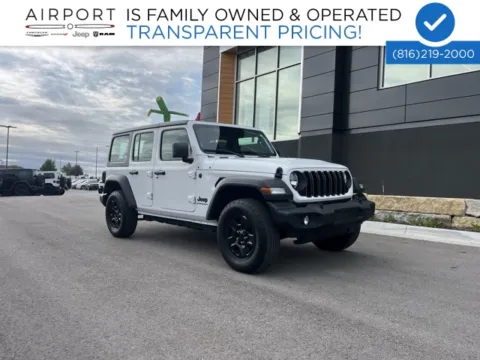 White 2024 Jeep Wrangler Sport for sale in Platte City, MO