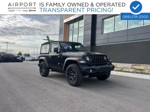 Black 2024 Jeep Wrangler Sport for sale in Platte City, MO