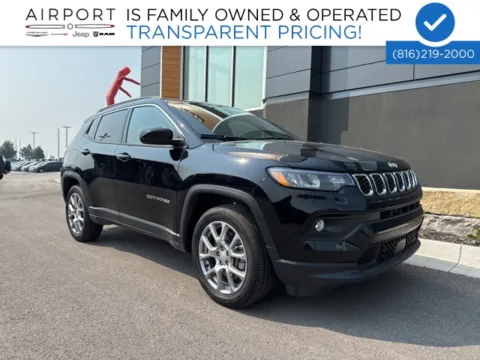 Black 2024 Jeep Compass Latitude Lux for sale in Platte City, MO