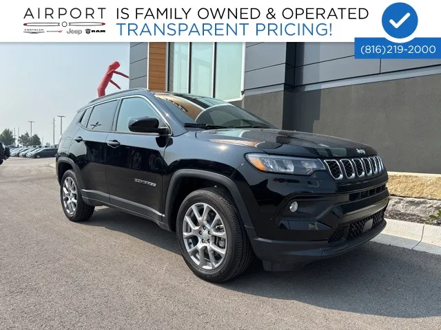 Used 2024 Jeep Compass Latitude Lux with VIN 3C4NJDFN6RT176418 for sale in Kansas City
