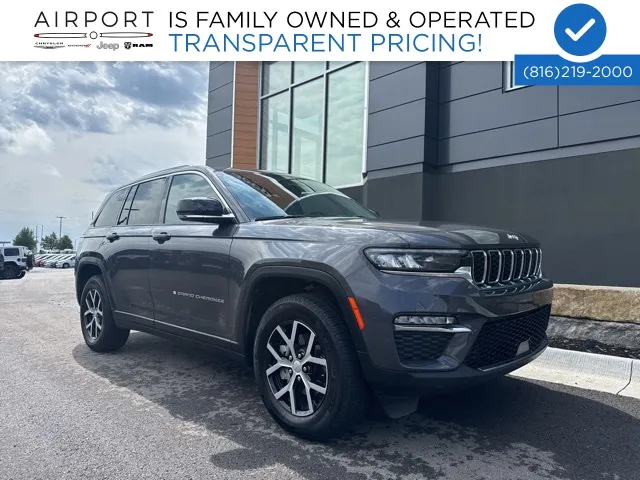 Used 2024 Jeep Grand Cherokee Limited with VIN 1C4RJHBG3RC704931 for sale in Kansas City