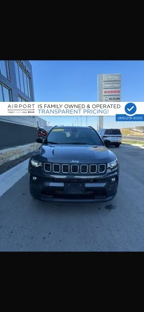 Used 2024 Jeep Compass Latitude Lux with VIN 3C4NJDFN6RT131799 for sale in Kansas City