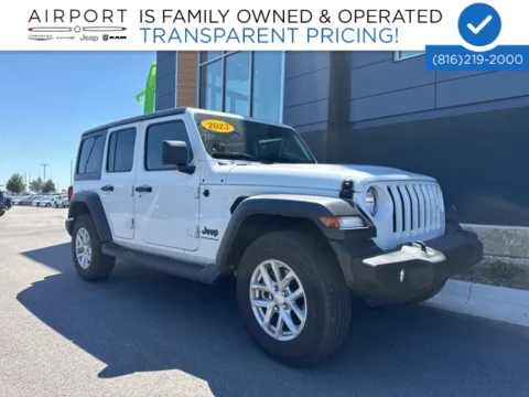 White 2023 Jeep Wrangler Sport S for sale in Platte City, MO