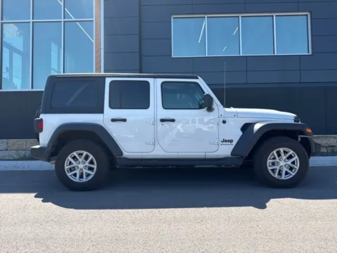 Photos of 2023 Jeep Wrangler Sport S for sale in Platte City, MO at Airport Chrysler Dodge Jeep Ram