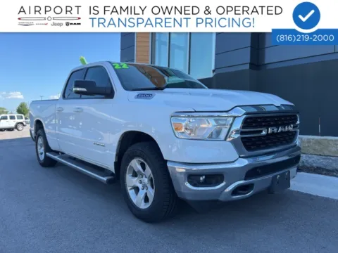White 2022 Ram 1500 Big Horn/Lone Star for sale in Platte City, MO