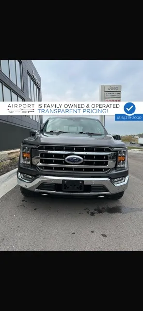 Used 2022 Ford F-150 Lariat with VIN 1FTFW1E8XNKD02078 for sale in Kansas City