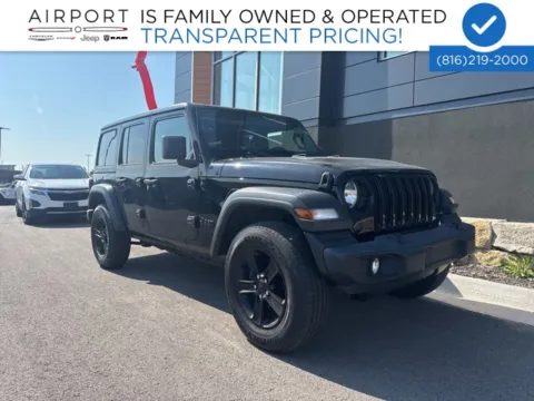 Black 2021 Jeep Wrangler Unlimited Sport Altitude for sale in Platte City, MO