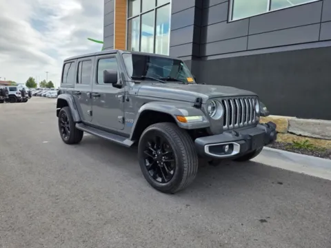 Photos of 2021 Jeep Wrangler Unlimited Sahara 4xe for sale in Platte City, MO at Airport Chrysler Dodge Jeep Ram