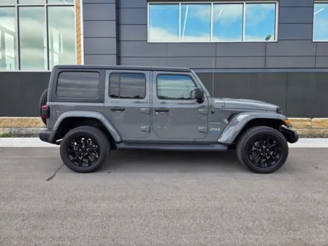 Another view of 2021 Jeep Wrangler Unlimited Sahara 4xe for sale in Platte City, MO at Airport Chrysler Dodge Jeep Ram