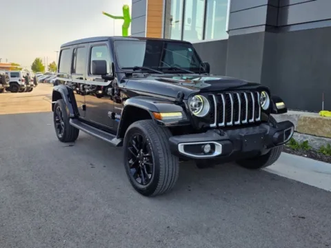 Photos of 2021 Jeep Wrangler Unlimited Sahara 4xe for sale in Platte City, MO at Airport Chrysler Dodge Jeep Ram