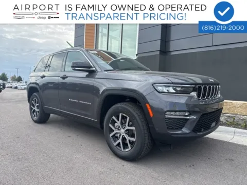 Gray 2025 Jeep Grand Cherokee Limited for sale in Platte City, MO