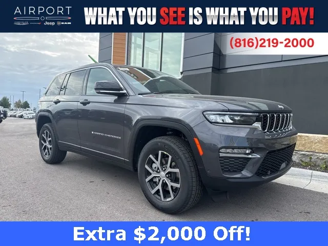Gray 2025 Jeep Grand Cherokee Limited for sale in Platte City, MO