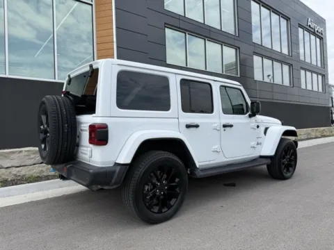 Another view of 2023 Jeep Wrangler Sahara 4xe for sale in Platte City, MO at Airport Chrysler Dodge Jeep Ram
