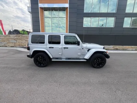 Photos of 2022 Jeep Wrangler Unlimited Sahara 4xe for sale in Platte City, MO at Airport Chrysler Dodge Jeep Ram