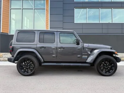 Photos of 2021 Jeep Wrangler Unlimited Sahara 4xe for sale in Platte City, MO at Airport Chrysler Dodge Jeep Ram