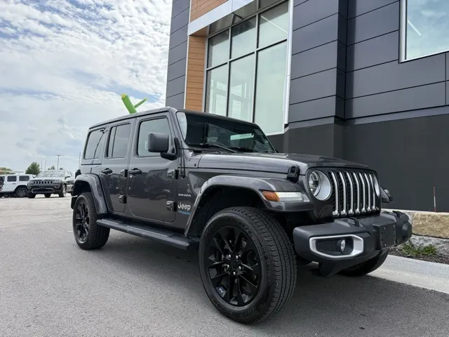 Gray 2021 Jeep Wrangler Unlimited Sahara 4xe for sale in Platte City, MO
