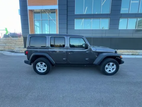 Photos of 2022 Jeep Wrangler Unlimited Sport S for sale in Platte City, MO at Airport Chrysler Dodge Jeep Ram