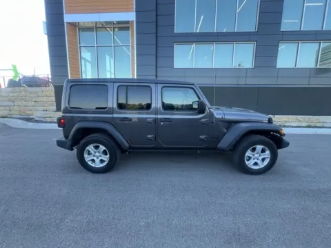 Photos of 2022 Jeep Wrangler Unlimited Sport S for sale in Platte City, MO at Airport Chrysler Dodge Jeep Ram