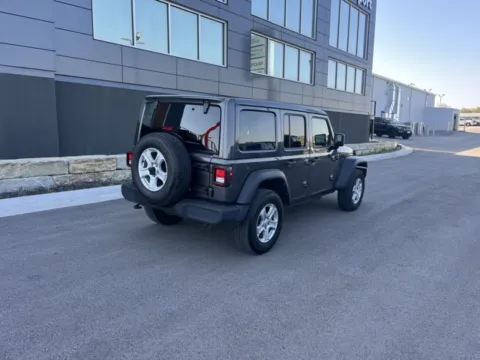 Another view of 2022 Jeep Wrangler Unlimited Sport S for sale in Platte City, MO at Airport Chrysler Dodge Jeep Ram