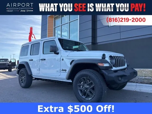 White 2026 Jeep Wrangler Sport S for sale in Platte City, MO