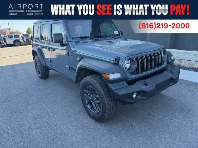 Gray 2026 Jeep Wrangler Sport S for sale in Platte City, MO