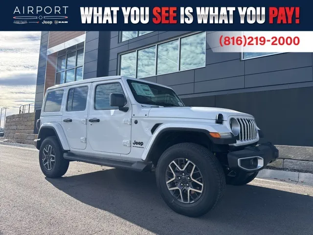 White 2026 Jeep Wrangler Sahara for sale in Platte City, MO