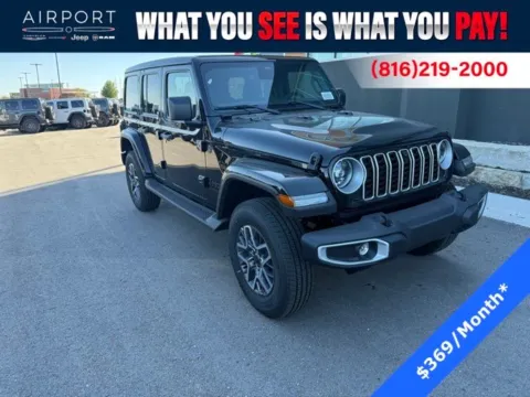 Black 2026 Jeep Wrangler Sahara for sale in Platte City, MO