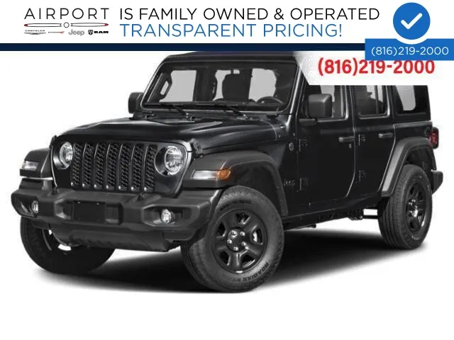 Black 2026 Jeep Wrangler Sahara for sale in Platte City, MO