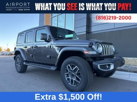 Beige 2026 Jeep Wrangler Sahara for sale in Platte City, MO