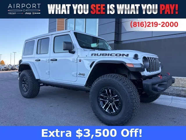 White 2026 Jeep Wrangler Rubicon X for sale in Platte City, MO