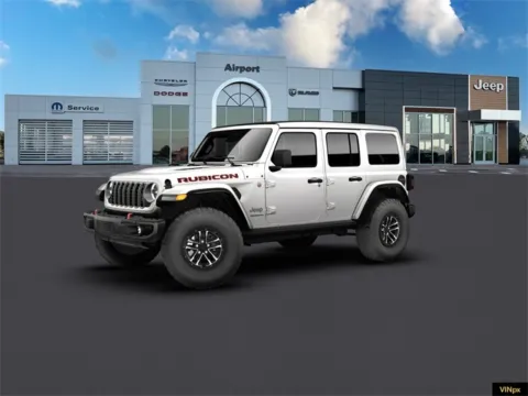 Photos of 2026 Jeep Wrangler Rubicon X for sale in Platte City, MO at Airport Chrysler Dodge Jeep Ram