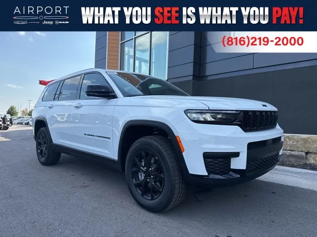 White 2025 Jeep Grand Cherokee L Altitude X for sale in Platte City, MO
