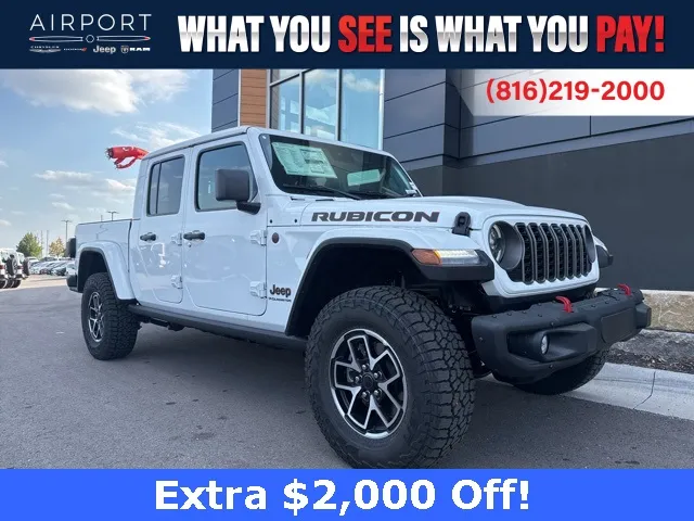 White 2025 Jeep Gladiator Rubicon for sale in Platte City, MO