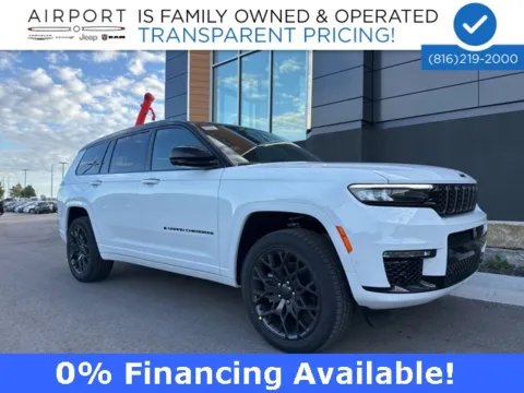 White 2025 Jeep Grand Cherokee L Summit for sale in Platte City, MO