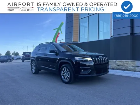 Black 2022 Jeep Cherokee Latitude Lux for sale in Platte City, MO
