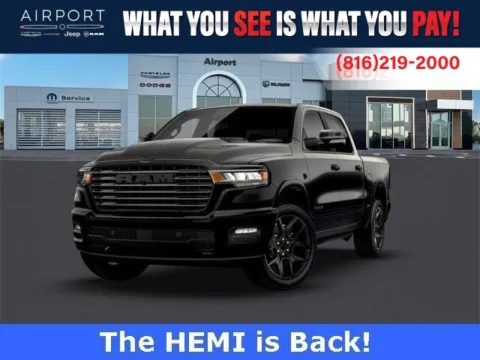 Black 2026 Ram 1500 Laramie for sale in Platte City, MO