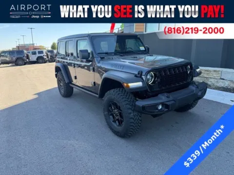 Beige 2026 Jeep Wrangler Willys for sale in Platte City, MO