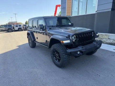 Photos of 2026 Jeep Wrangler Willys for sale in Platte City, MO at Airport Chrysler Dodge Jeep Ram