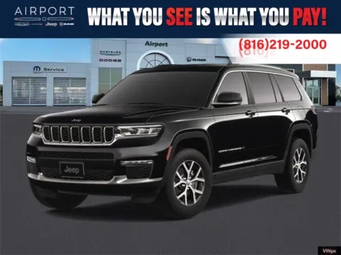 Black 2025 Jeep Grand Cherokee L Limited for sale in Platte City, MO