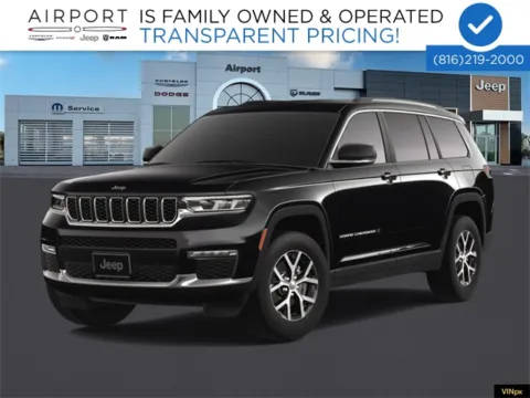 Black 2025 Jeep Grand Cherokee L Limited for sale in Platte City, MO