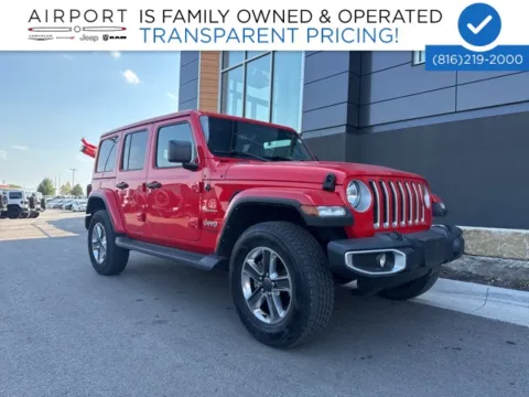 Red 2022 Jeep Wrangler Unlimited Sahara for sale in Platte City, MO