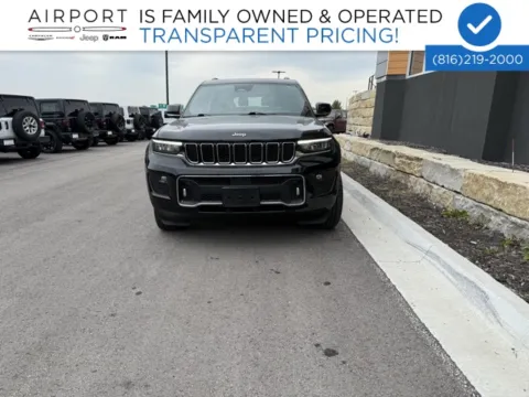 Black 2021 Jeep Grand Cherokee L Overland for sale in Platte City, MO