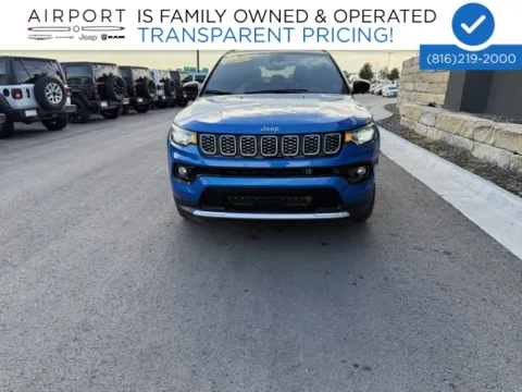 Blue 2024 Jeep Compass Limited for sale in Platte City, MO