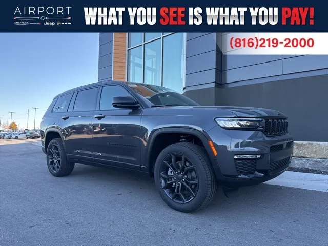 Gray 2025 Jeep Grand Cherokee L Limited for sale in Platte City, MO