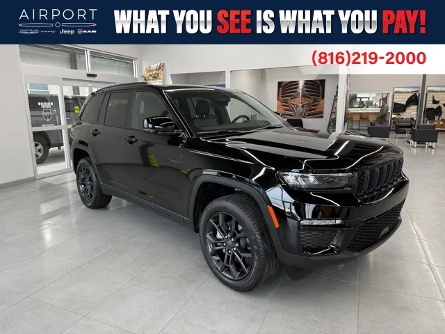 Black 2025 Jeep Grand Cherokee Limited for sale in Platte City, MO