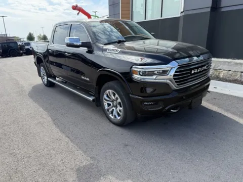 Photos of 2023 Ram 1500 Laramie Longhorn for sale in Platte City, MO at Airport Chrysler Dodge Jeep Ram