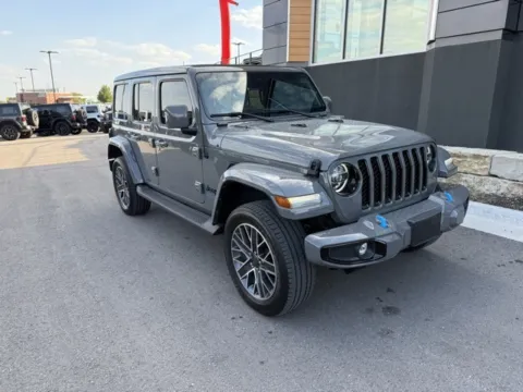 Photos of 2022 Jeep Wrangler Unlimited Sahara High Altitude 4xe for sale in Platte City, MO at Airport Chrysler Dodge Jeep Ram
