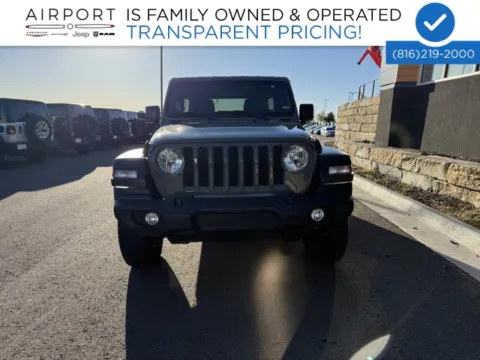 Gray 2019 Jeep Wrangler Unlimited Sport S for sale in Platte City, MO